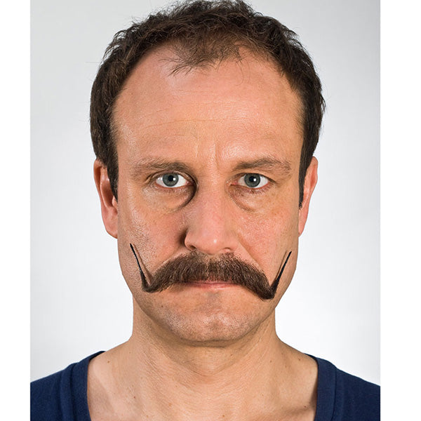 Kryolan Mustache, Brown, Style 09216