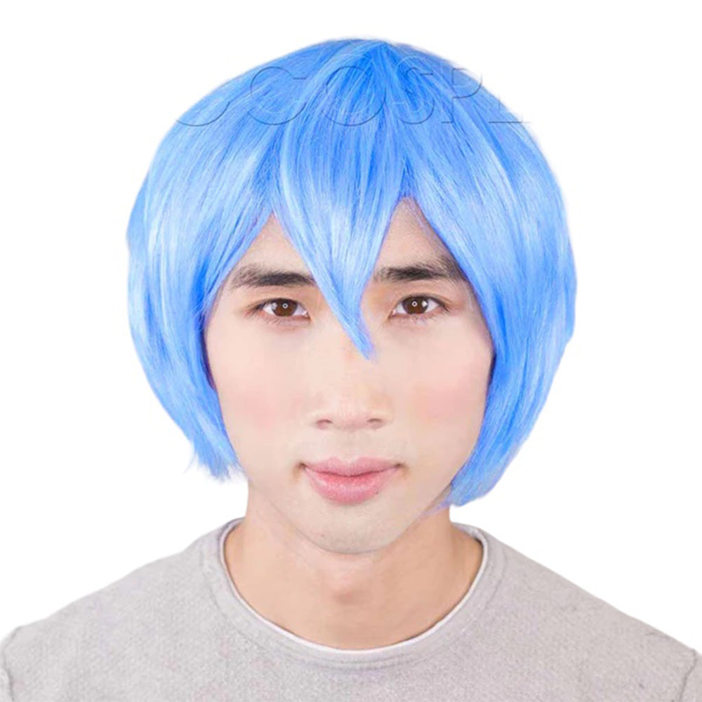 Epic Cosplay Aether Wig Light Blue Mix Front View