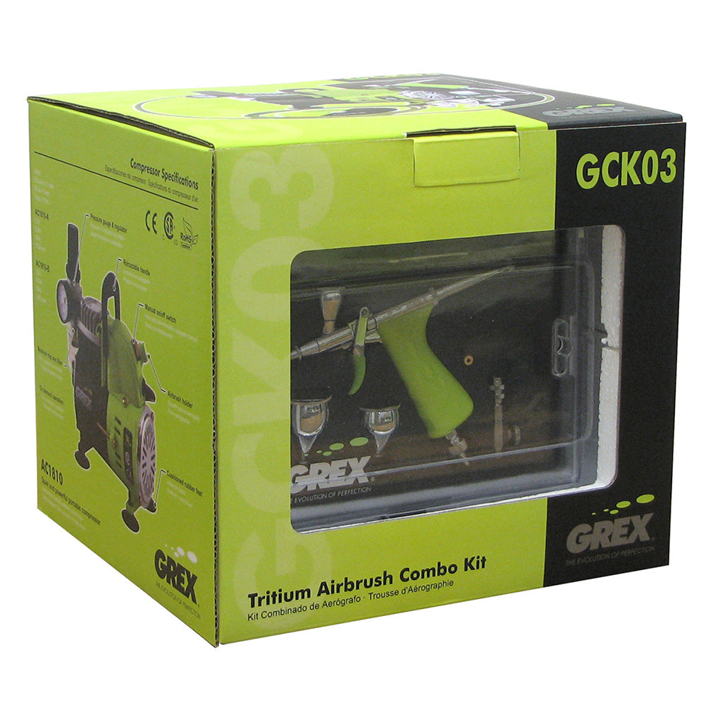 Grex Tritium.TG3 Airbrush Combo Kit GCK03 in box
