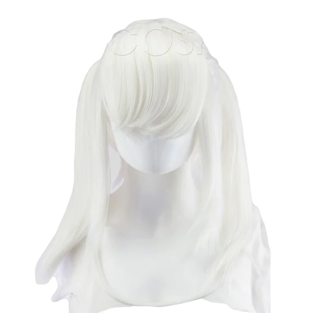 Epic Cosplay Gaia Wig Classic White Front View