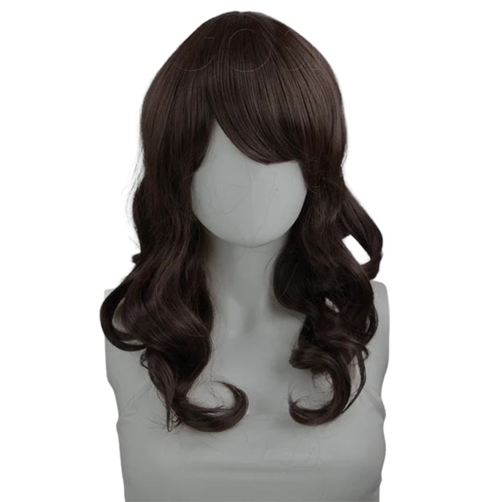 Epic Cosplay Hestia Wig Dark Brown Front View
