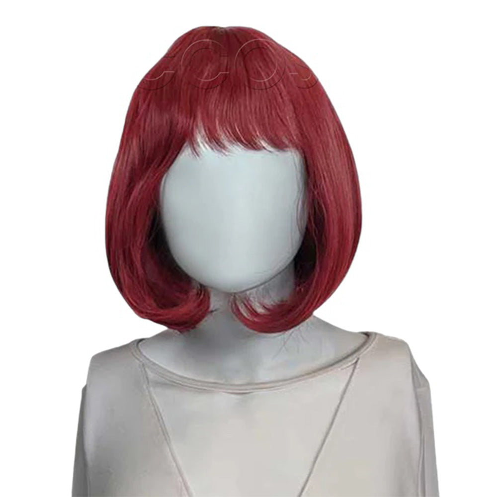 Epic Cosplay Selene Wig Burgundy Red Front View