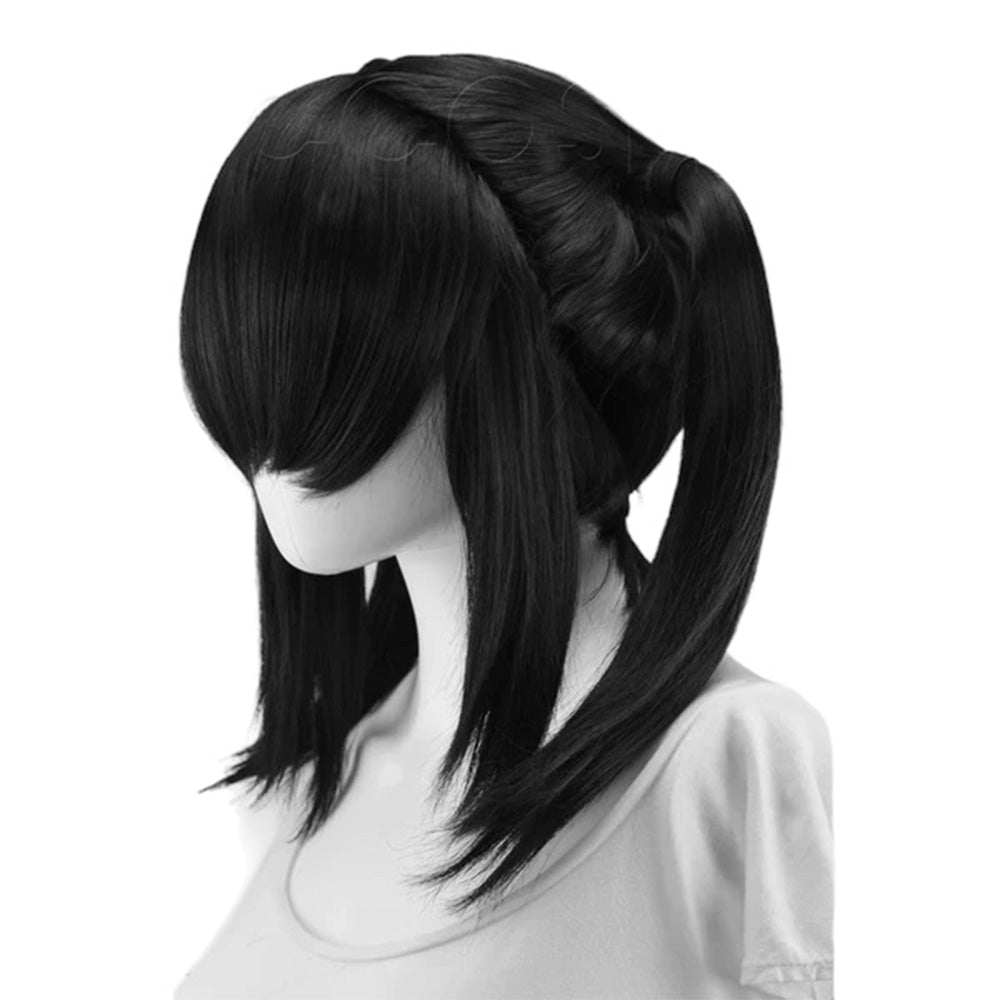 Epic Cosplay Gaia Wig Black Side View