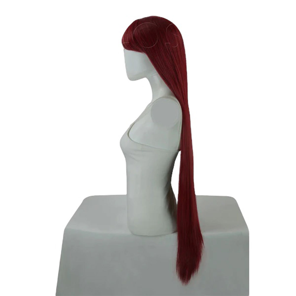 Epic Cosplay Persephone Wig Burgundy Red Side View