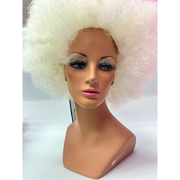 Afro Wig by West Bay color white