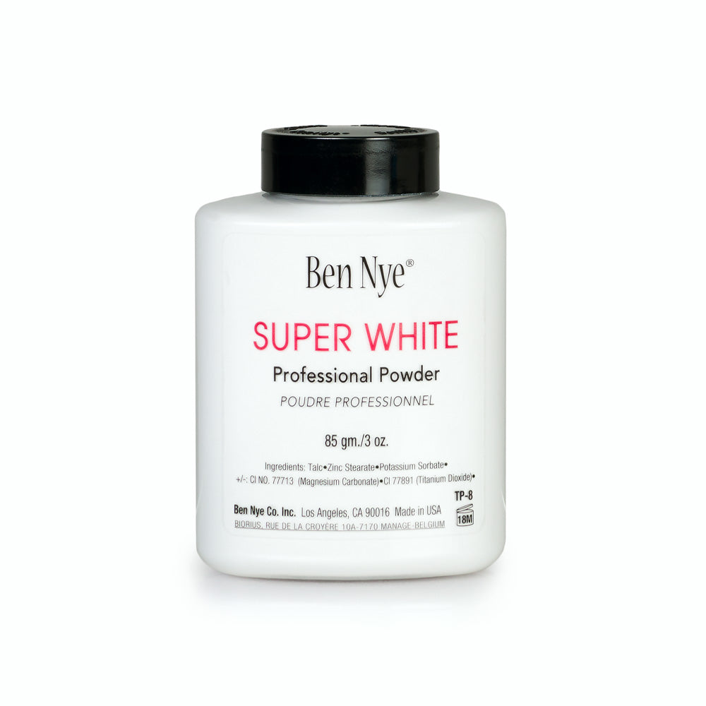 Ben Nye Face Powder Color Super White Size 3 ounce