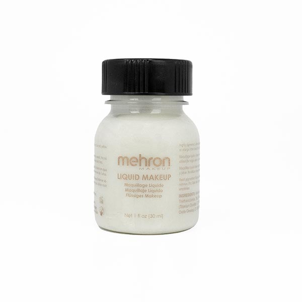 Mehron Liquid Makeup Size 1 ounce color white
