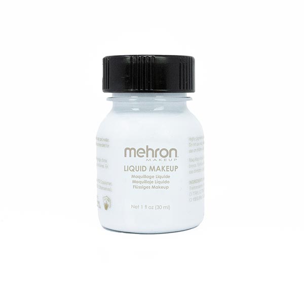 Mehron Liquid Makeup Size 1 ounce color moonlight white