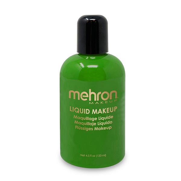 Mehron Liquid Makeup Size 4.5 ounce color green