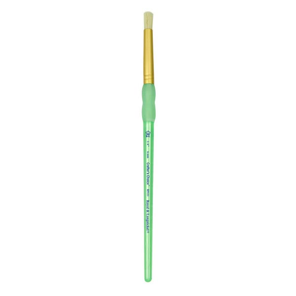 Royal Brush Crafter's Choice White Bristle Standard Stencil Brush Size: 1/4"