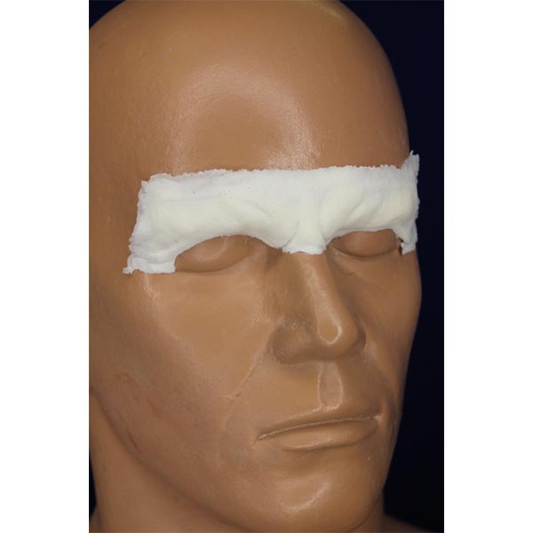 Rubber Wear Aged Brow Prosthetic Appliance Style: Style 1