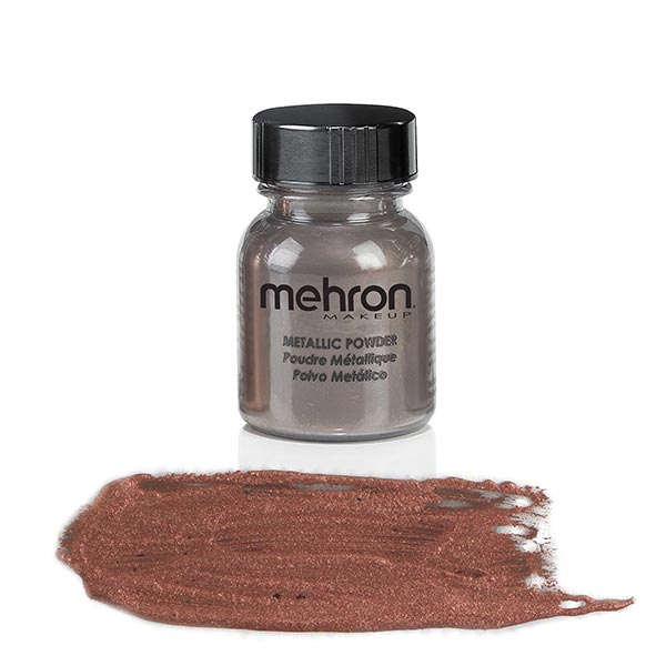Mehron Metallic Powder Size 1 ounce color bronze