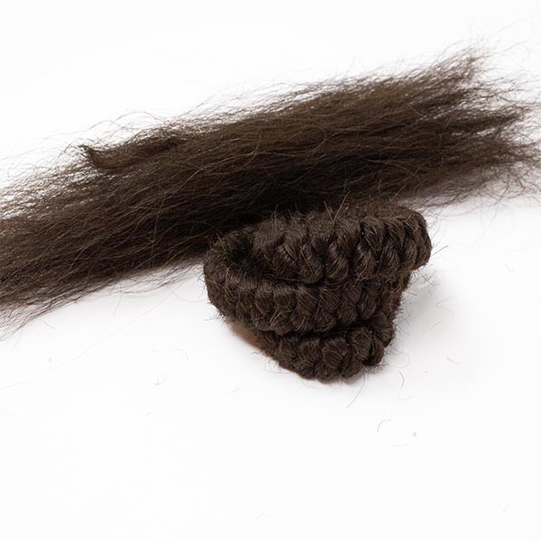 Mehron Crepe Hair Color Dark Brown