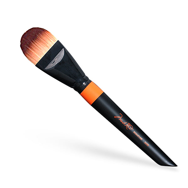 Mehron Pro Mark Reid Face & Body Makeup Brushes Size #30 Filbert Body 1.25 inch