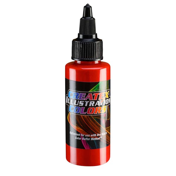 Createx Illustration Colors Airbrush Acrylic Paint Color Scarlet