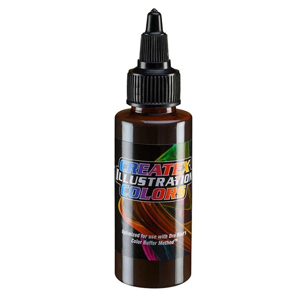 Createx Illustration Colors Airbrush Acrylic Paint Color Burnt Umber