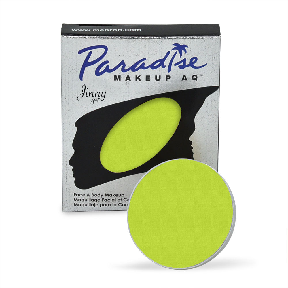 Mehron Paradise AQ Paint Size .25 ounce Refill Color Lime