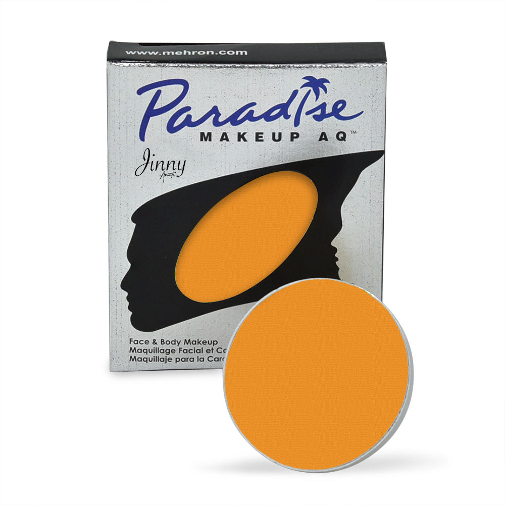 Mehron Paradise AQ Paint Size .25 ounce Refill Color Orange