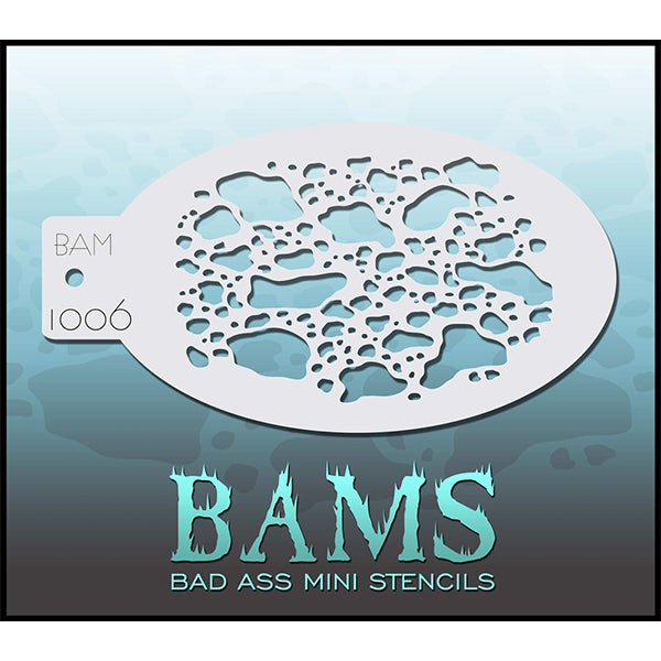 Badass Mini Stencil Design Blotchy