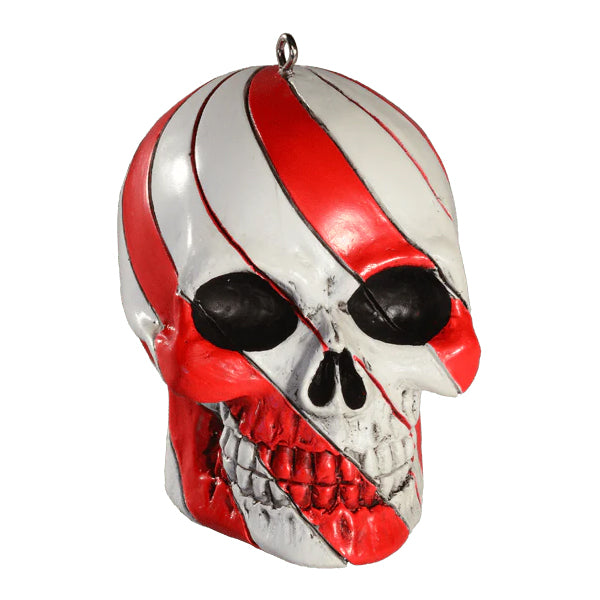 Horrornaments Candy Cane Skull Ornament