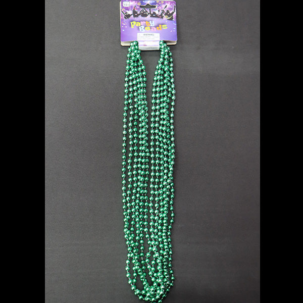 Forum Novelties Metallic Party Beads Color Green