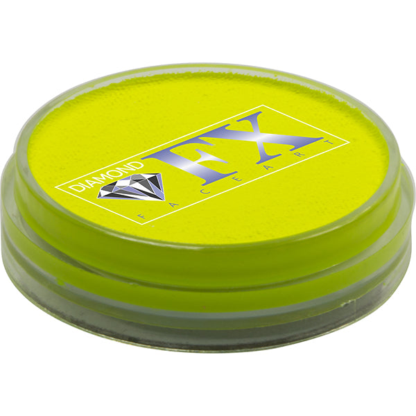 Diamond FX 10g Neon Body Paint Cake Color Neon Yellow