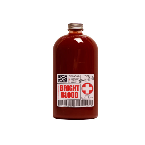 European Body Art Transfusion Blood Color Bright Blood Size 2 ounce