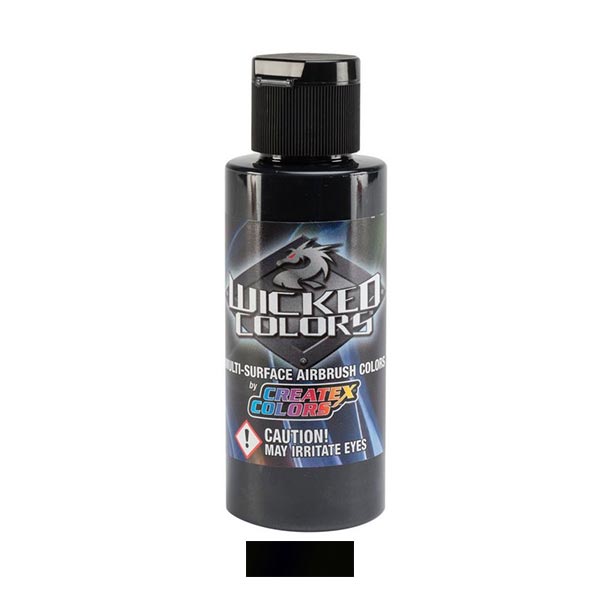 Createx Wicked Colors Pearl Acrylic Paint 2oz Color Pearl Black