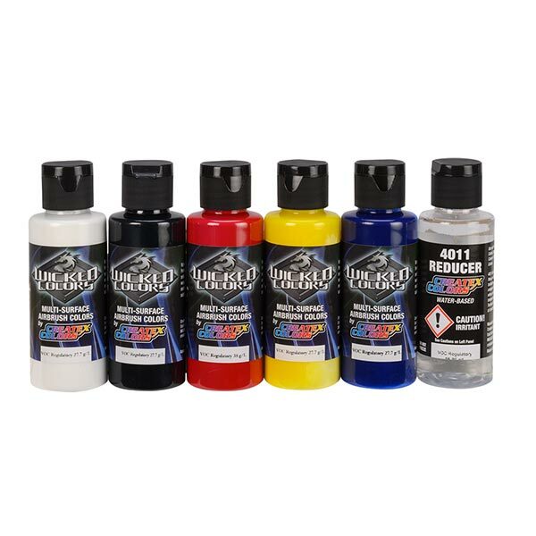 Createx Wicked Detail Colors Acrylic Paint Sampler Set