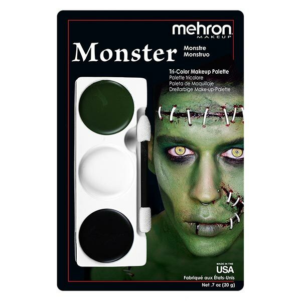 Mehron Tri-Color Character Palettes Monster