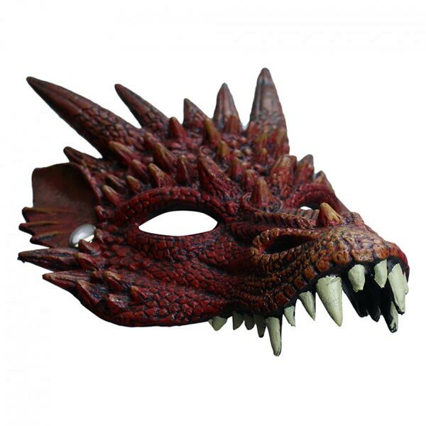 Neptune Trading Fire & Ice Dragon Mask color fire red