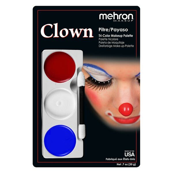 Mehron Tri-Color Character Palettes Clown