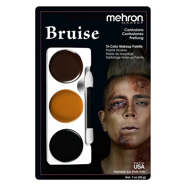Mehron Tri-Color Character Palettes Bruise