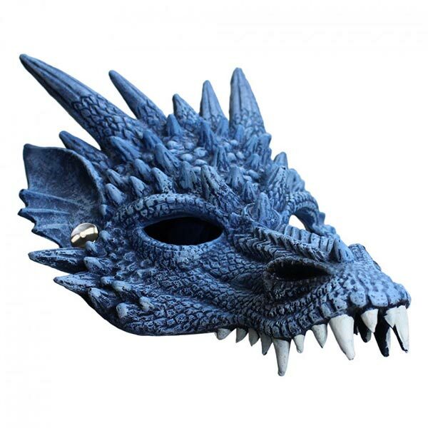 Neptune Trading Fire & Ice Dragon Mask color ice blue