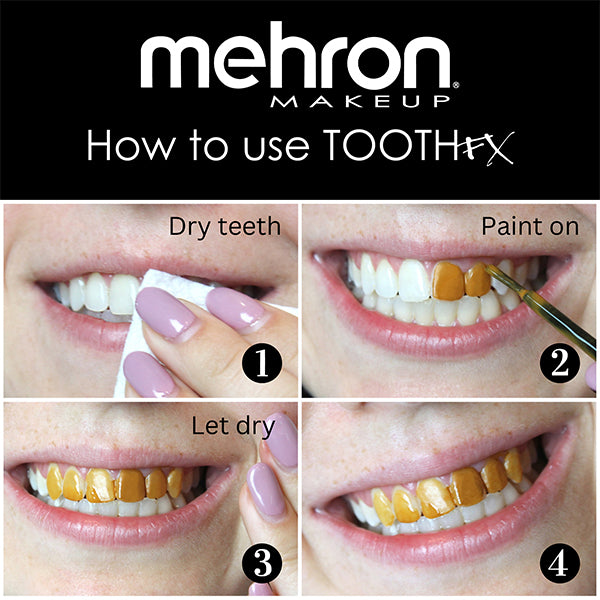 Mehron Tooth FX Directions Color Nicotine