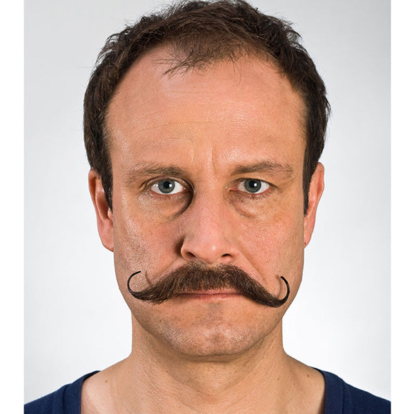 Kryolan Mustache, Brown, Style 09217