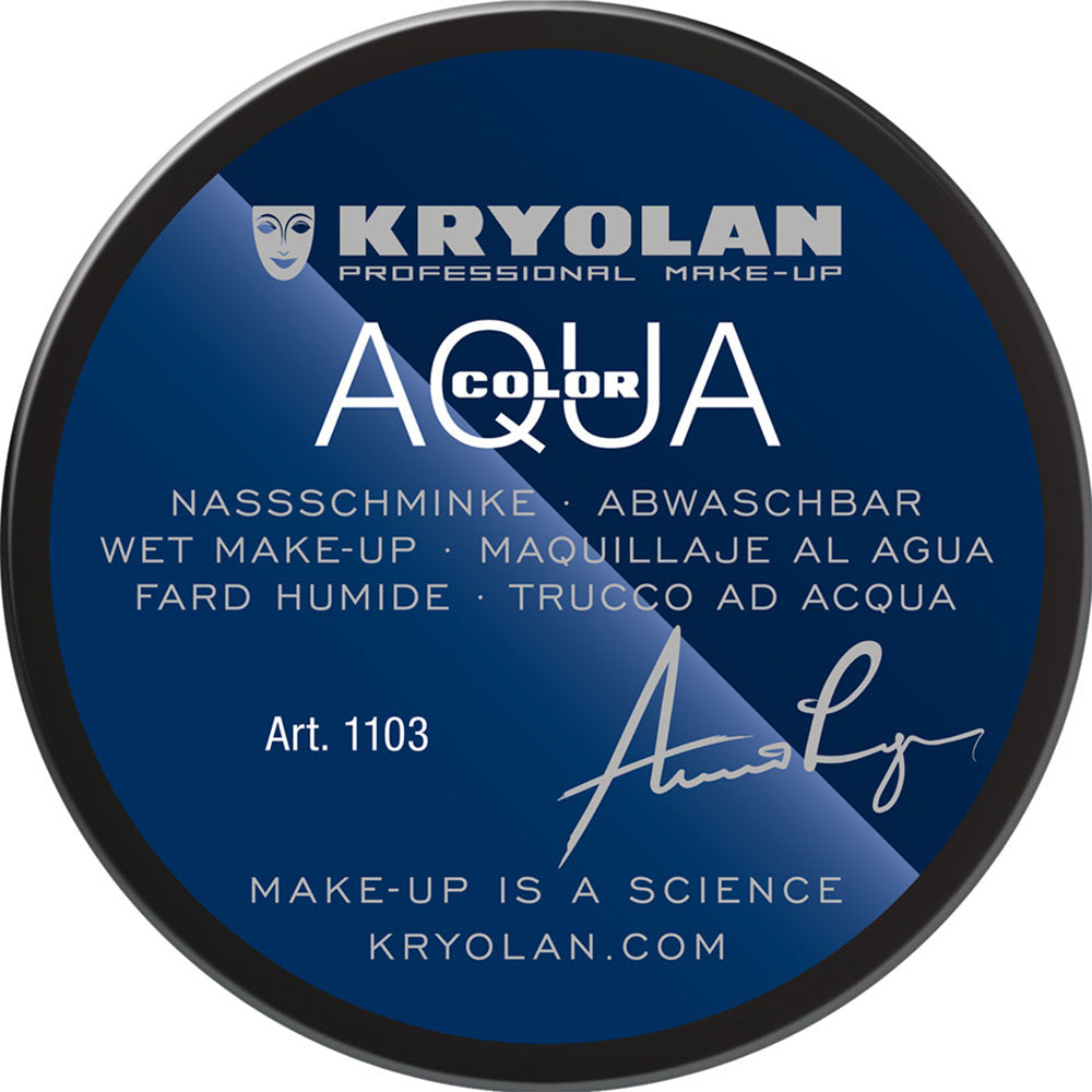 55ml Kryolan Aquacolor 071 Deep Black