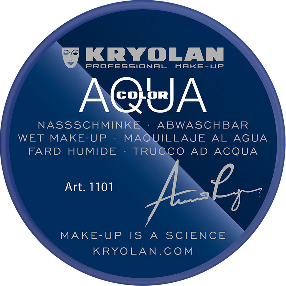 8ml Kryolan Aquacolor 510 Blue