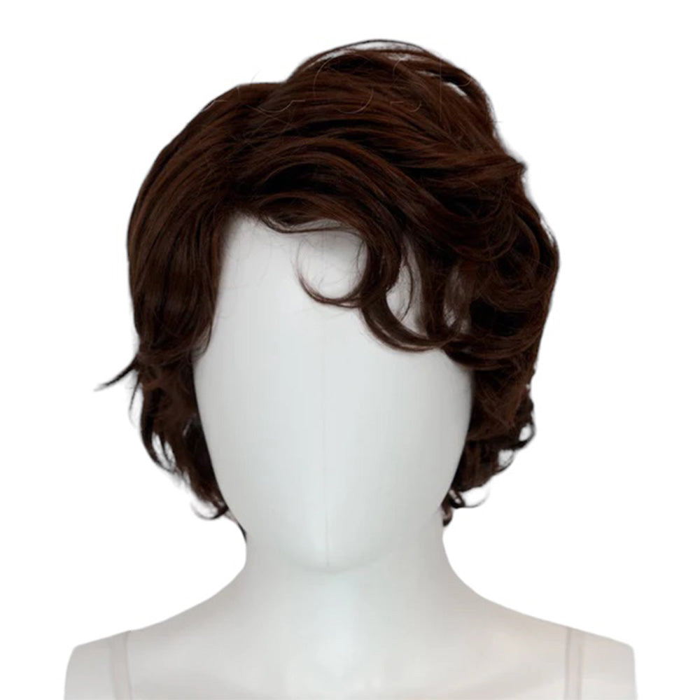 Epic Cosplay Aion Wig Dark Brown Front View