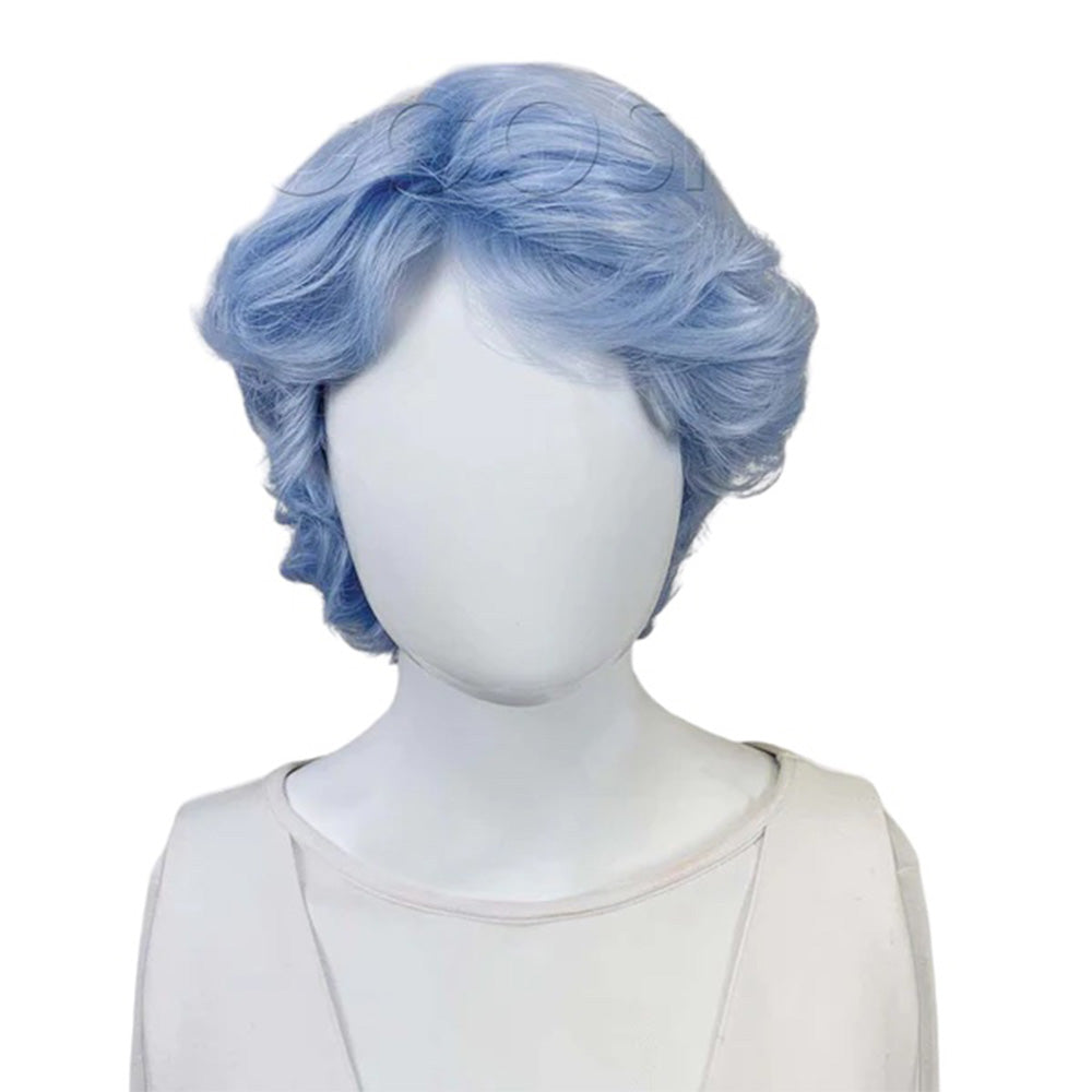 Epic Cosplay Aion Wig Ice Blue Front View