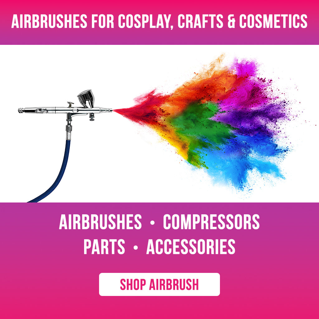 Airbrushes for cosplay, crafts and cosmetics. airbrushes, compressors, parts, and accessories. shop airbrush