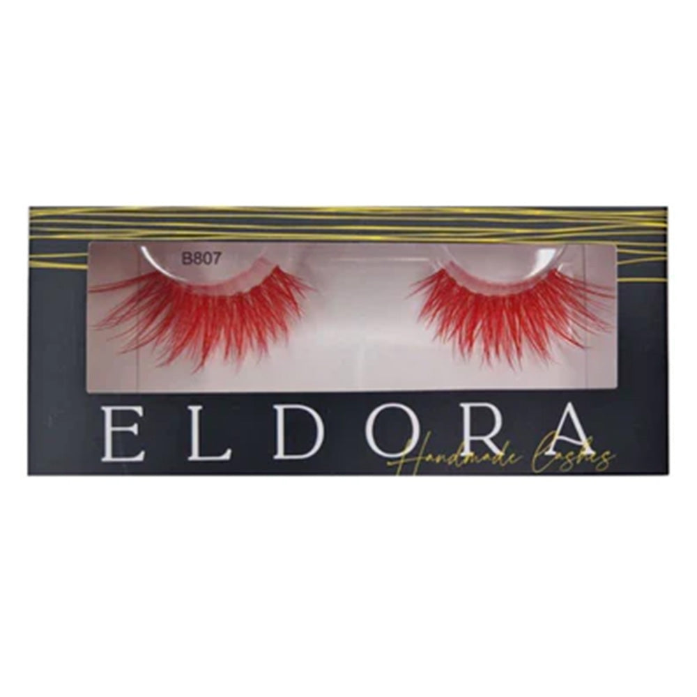 Eldora B807 Red Creative False Eyelashes