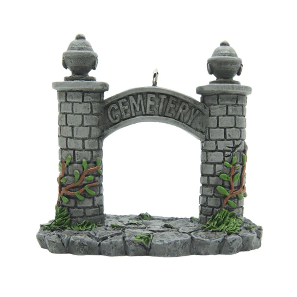 Horrornaments Cemetary Gate Ornament
