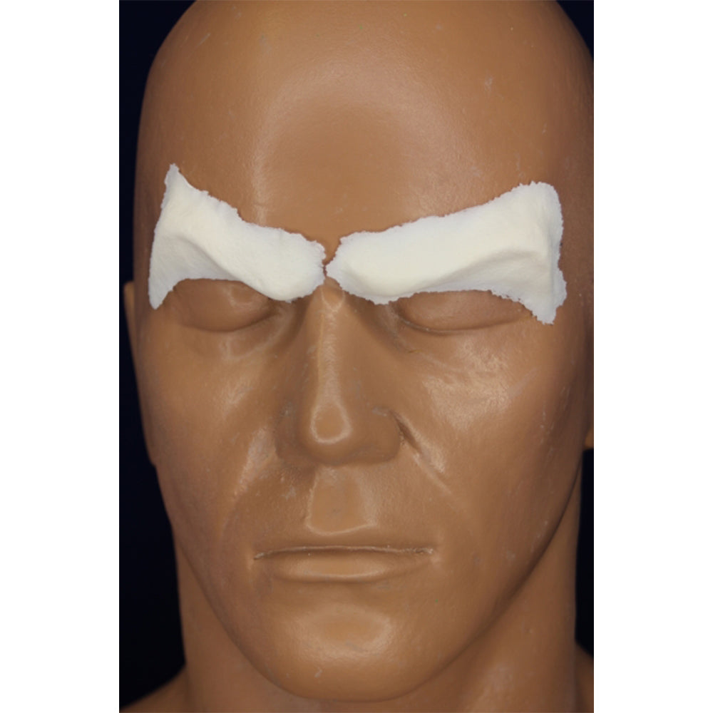 Rubber Wear Arched Brow Covers Foam Latex Prosthetic Appliance