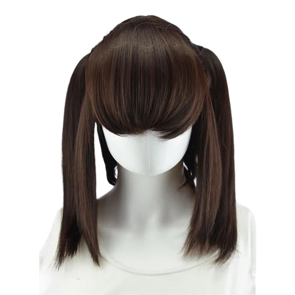 Epic Cosplay Gaia Wig Dark Brown Front View