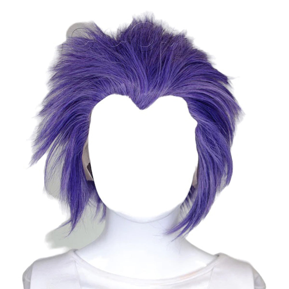 Epic Cosplay Hades Wig Classic Purple Front View