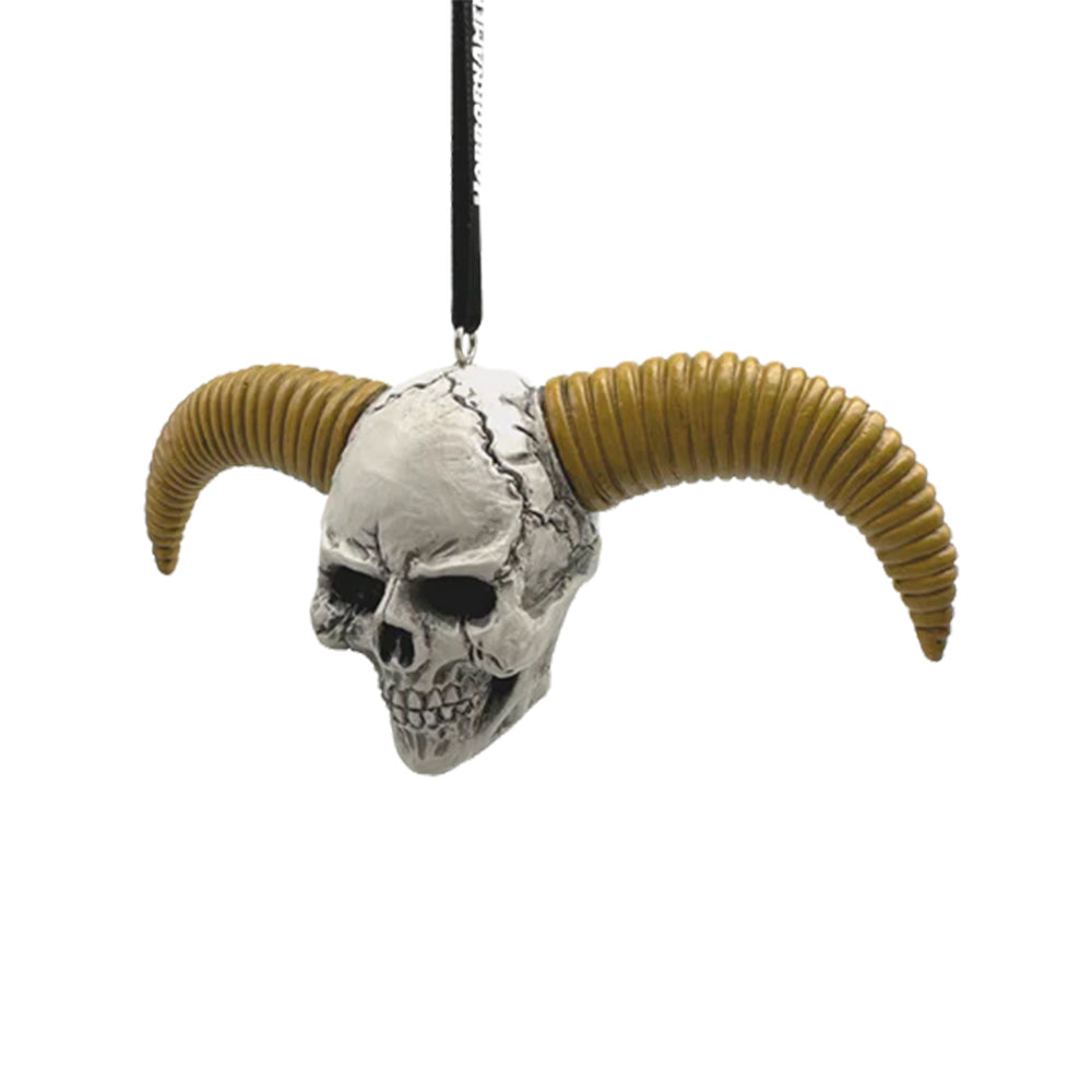 Horrornaments Horned Skull Ornament