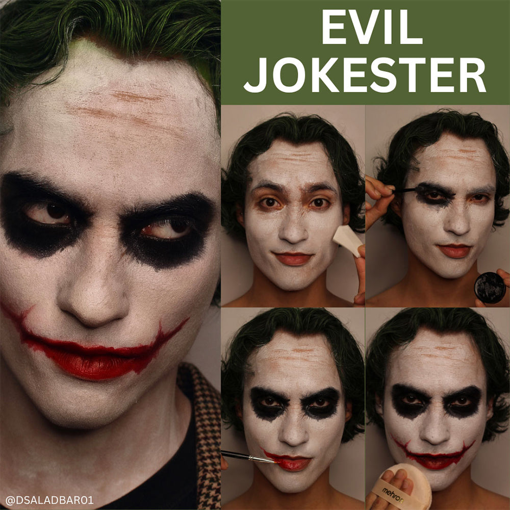 Mehron Jokester Character Makeup Kit evil jokester