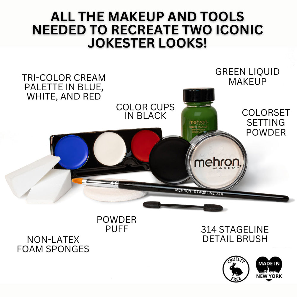 Mehron Jokester Character Makeup Kit contents 2