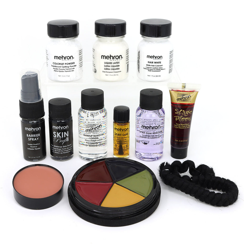 Mehron Creamblend All-Pro Makeup Kit Components